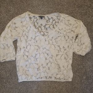 AE Sheer Floral Top